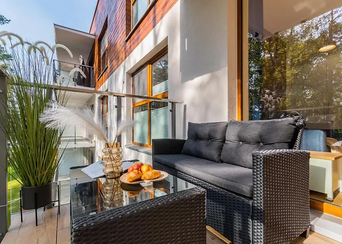 Mierzeja - Park Ii, Z Jedna Sypialnia, 500 M Od Plazy, Bezplatny Meleks Lägenhet